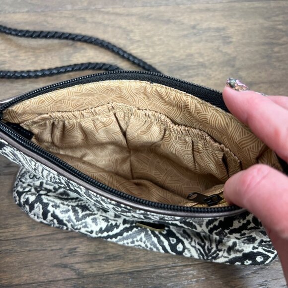 SAKROOTS ARTIST CIRLE Campus Mini Bag in Jet Brave Beautiful NWOT - Picture 4 of 6